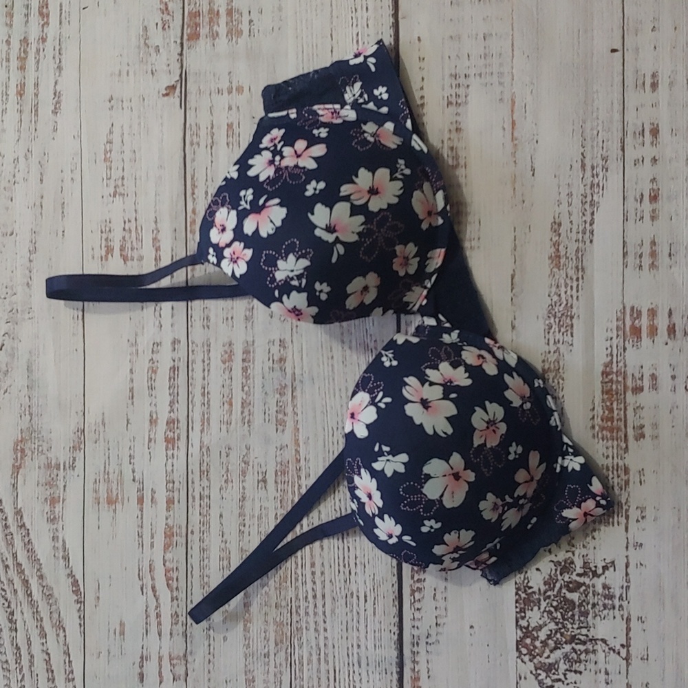 LAURA ASHLEY UNDERWIRE‎ PUSH-UP BRA 38C